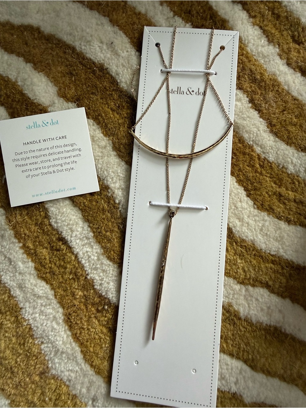 Stella & Dot Kari Layered Necklace - Gold